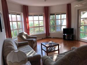 Wohnzimmer mit Schlafcouch